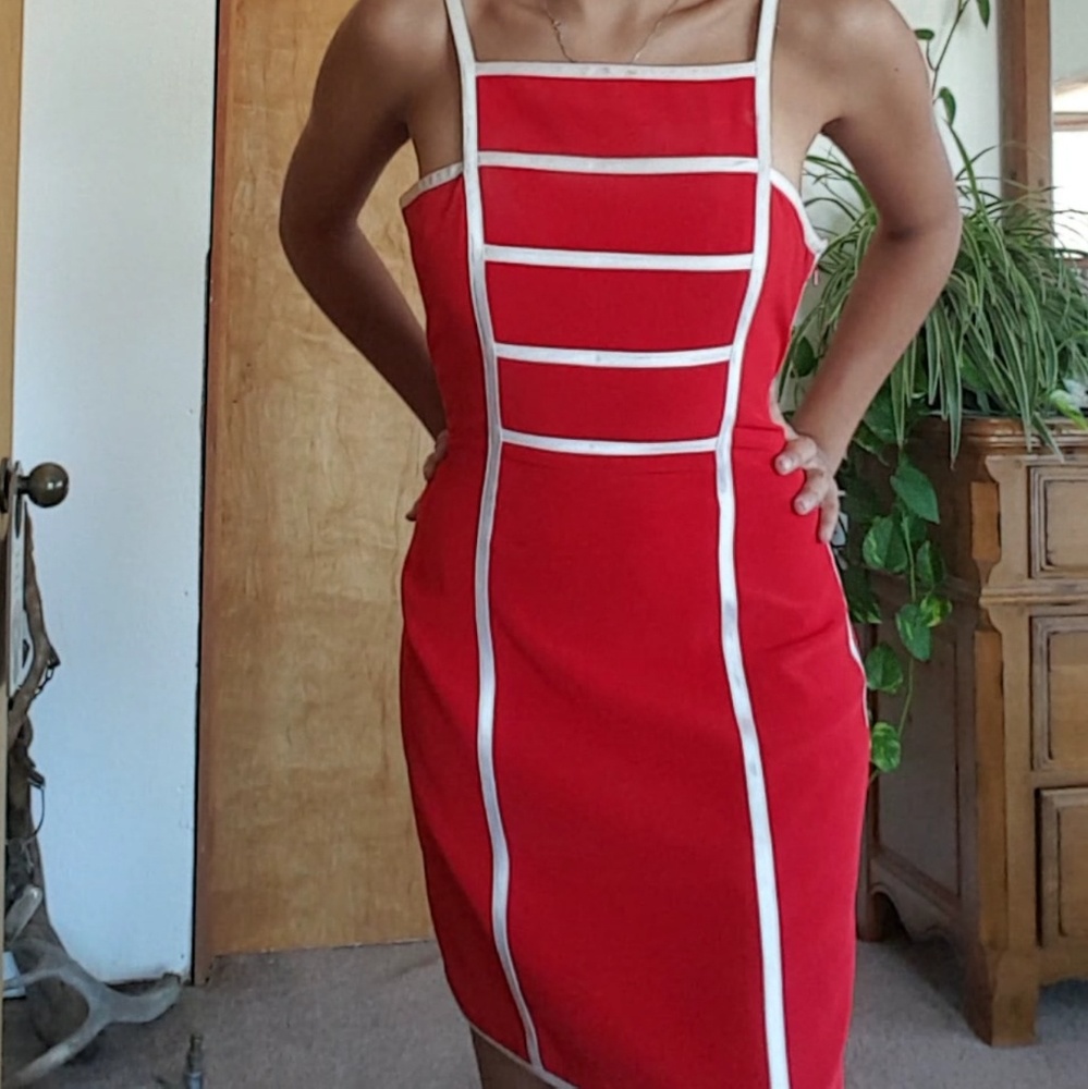 Sexy red dress